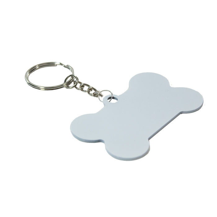 Llavero De Mdf Para Sublimar Hueso Blanco Color Make