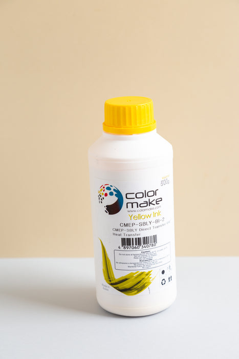 Tinta Sublimacion ColorMake Amarillo 1/2 Lt