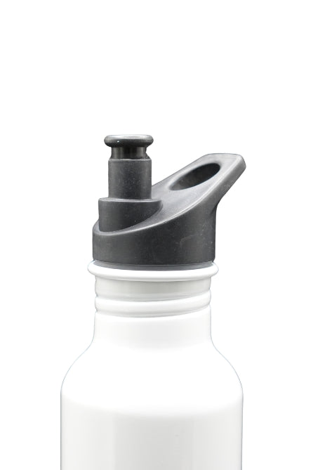 Botella Aluminio 600 ml  Blanco Orca (48 u)