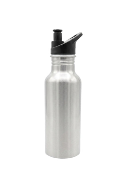 Botella Aluminio 600 ml  Plata Orca (48 u)