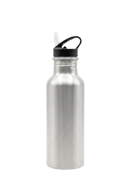 Botella Aluminio 600 ml  Plata Orca (48 u)