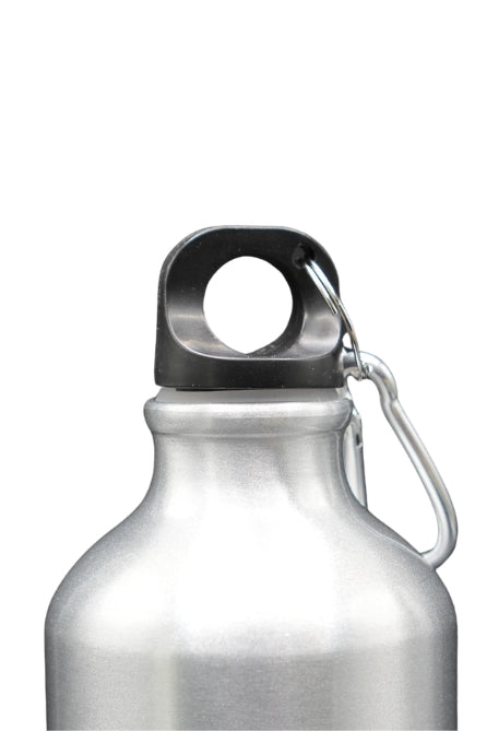 Botella Deportiva de Aluminio de 600 ml.  Plata. Orca (48 u)
