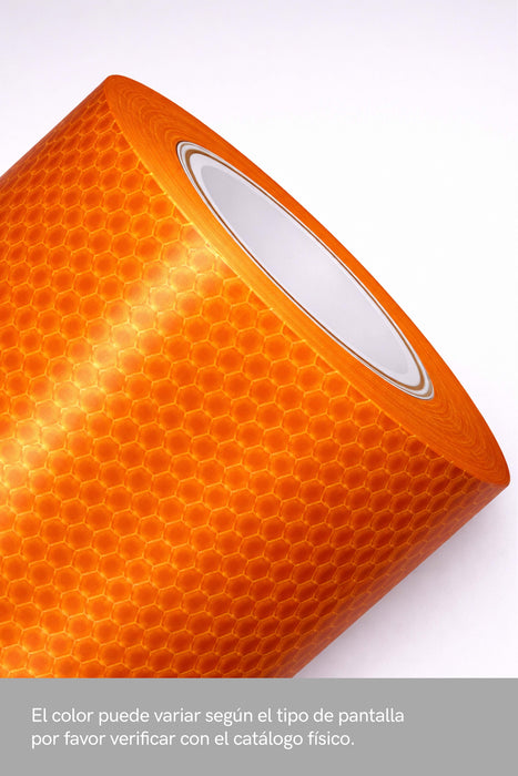 Vinilo Reflectivo Naranjo ORALITE 5900 - 035 Orange Brillante Orafol – 0,61 m x 1 m