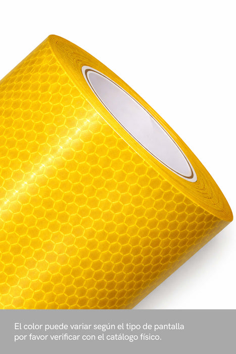 Vinilo Reflectivo Amarillo ORALITE 5900 - 020 Yellow Brillante Orafol – 0,61 m x 1 m